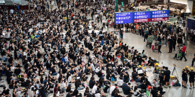 Hong Kong suspende todos sus vuelos de salida por segundo da consecutivo