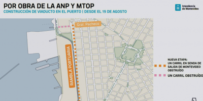 El MTOP inicial el lunes la segunda etapa de construccin del Viaducto en rambla la portuaria