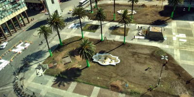 Cambios en la circulaci�n por plaza Independencia debido a filmaci�n