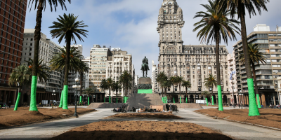 Hasta este lunes sigue el rodaje de "Conquest" en Plaza Independencia