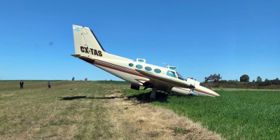 Pasajeros de una avioneta salieron ilesos tras accidente en Fray Bentos