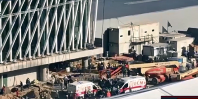 Inicia la investigaci�n tras ca�da de andamio que provoc� un fallecido en aeropuerto de Buenos Aires