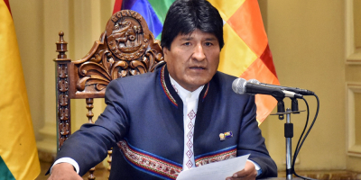 Evo Morales advierte en su campa�a del "desastre" de la pol�tica en Argentina