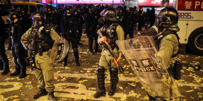 Nuevos enfrentamientos en Hong Kong en protestas no autorizadas