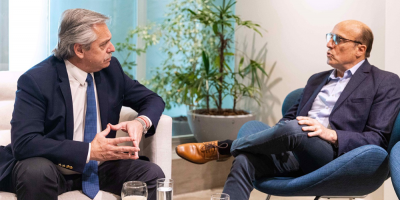 Martnez y el candidato argentino Fernndez se reunieron previo a elecciones