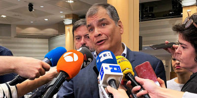 Correa pide a Moreno elecciones, en las que se presentara como candidato