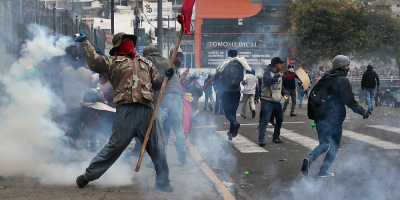 Problemas de transporte y bloqueos por el paro nacional en Ecuador