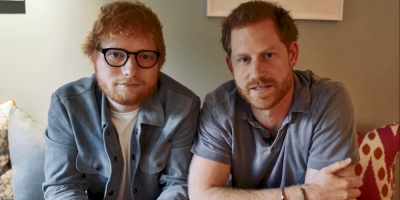 El prncipe Enrique y el msico Ed Sheeran colaboran por la salud mental