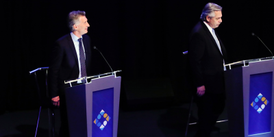 Macri y Fernndez se cruzaron en un debate electoral a siete das de comicios 