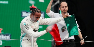 Hamilton gan en Mxico, pero deber esperar para festejar su sexto Mundial