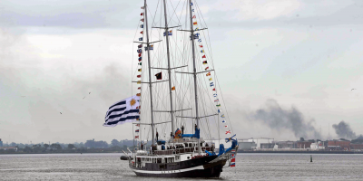 El buque escuela Capitn Miranda regres a Montevideo tras travesa por Amrica