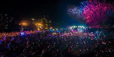 Frente Amplio cerr� campa�a y V�zquez dijo que el domingo de noche dir� nuevamente "festejen uruguayos"