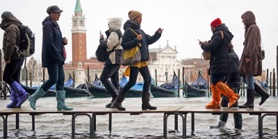 Venecia sufre su peor inundacin desde 1966