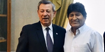 Nin se reuni con Evo Morales