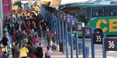 Varios servicios sufrieron retrasos en la Terminal de Tres Cruces