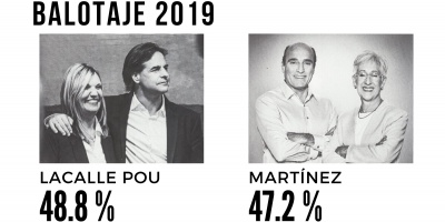 Lacalle Pou es el nuevo presidente de la Repblica, segn Opcin