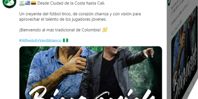 Alfredo Arias nuevo tcnico del Deportivo Cali