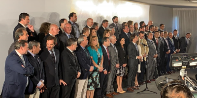 El presidente electo, Luis Lacalle Pou, present a sus ministros