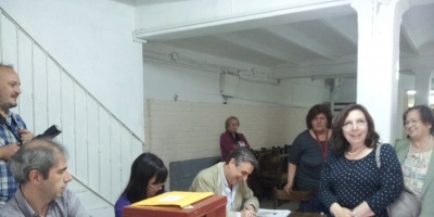 Intendenta Olivera observa una jornada de votacin intensa y movilizada