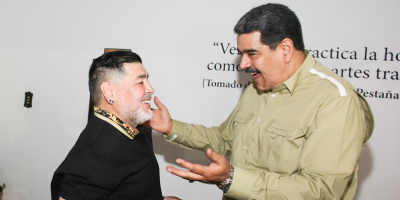 Maradona lleg a Venezuela para dar apoyo poltico a Maduro