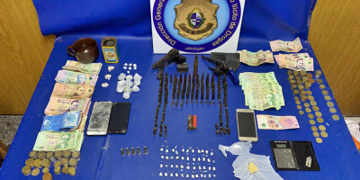 Incautaron drogas, dinero, armas y municiones en Casavalle