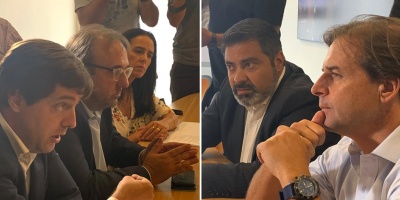 El presidente electo Luis Lacalle Pou se rene a esta hora con el Ejecutivo de la AUF