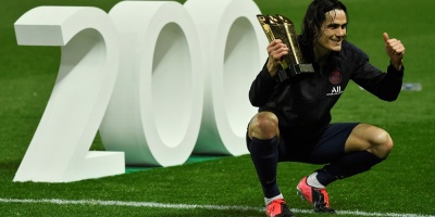 Cavani y su gol 200