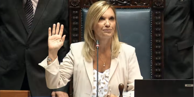 Argimn presidi su primera sesin en la Cmara de Senadores