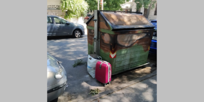 Una  mujer que decidi deshacerse de una vieja valija y ropa usada gener alarma y la evacuacin de la Escuela Integral Hebrea de Pocitos
