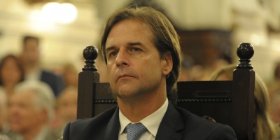 Lacalle Pou desfil en la Patria Gaucha