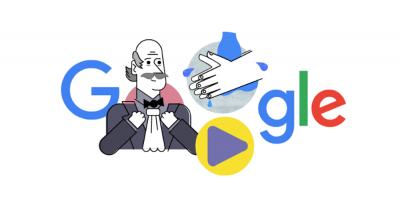 Doodle de Google para promover el lavado de manos y prevenir la COVID-19