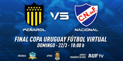 Se realizar este domingo "la final de Ftbol Virtual" entre Pearol y Nacional