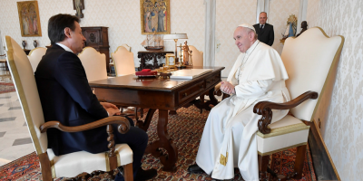 El papa recibi al primer ministro de Italia en plena crisis por coronavirus