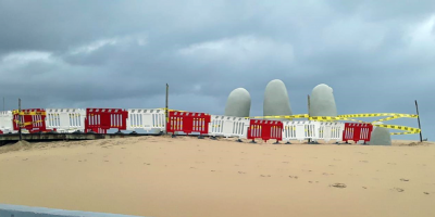 La Armada e Intendencia cerraron ingresos a playas en Punta del Este
