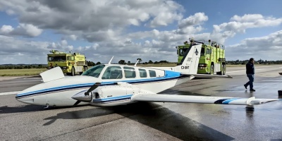 Una aeronave civil procedente de Tacuaremb debi aterrizar de emergencia en Carrasco
