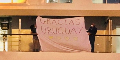 Uruguay cierra corredores humanitarios por COVID-19 con 112 cruceristas