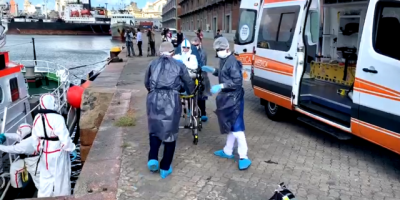 La Armada Nacional debi� evacuar del buque Sredna Gora a un tripulante b�lgaro que presentaba s�ntomas de Covid-19