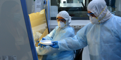 Cient�ficos uruguayos elaboran 10.000 kits de testeo en "r�cord" de un mes