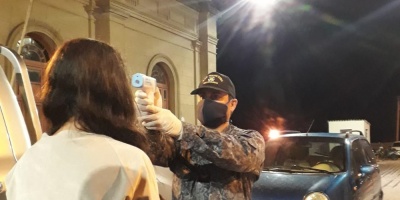 Realizan control de temperatura en frontera tras caso de coronavirus en Jaguaro