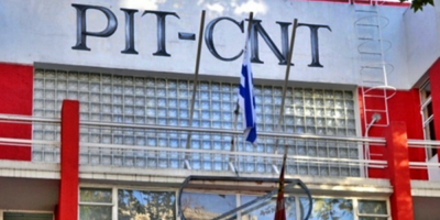 El PIT-CNT realiz� varias caravanas por el D�a de los Trabajadores