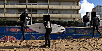 Intenso patrullaje en la costa