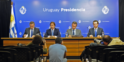 Lacalle Pou realizar una videoconferencia de prensa con medios del interior