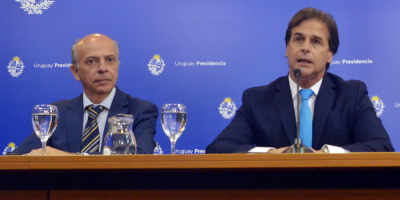 Lacalle Pou y Javier Gaca visitan frontera con Brasil en Cerro Largo este medioda