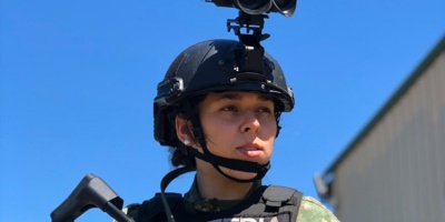 Martina Elizalde la primera mujer Oficial Infante de Marina