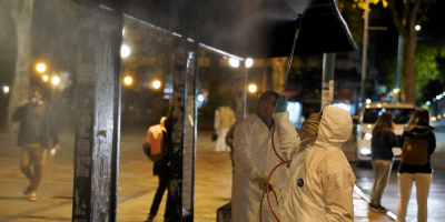 Concretan ms de 500 intervenciones de desinfeccin en 72 paradas de mnibus