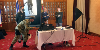 Garca destac mediante videoconferencia la tarea de efectivos en Misiones de Paz