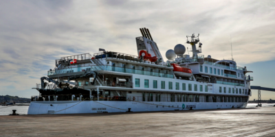 Crucero Greg Mortimer zarpar rumbo a Espaa