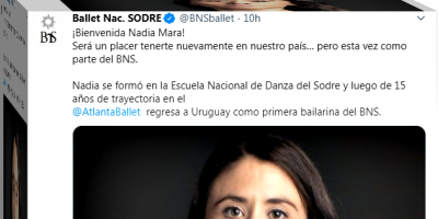 Nadia Mara integrar el Ballet Nacional