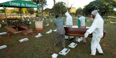 Brasil se acerca a los 350.000 casos de coronavirus y suma 22.013 muertes