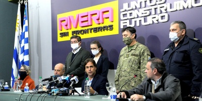 El gobierno anunci medidas para Rivera, ante casos de coronavirus